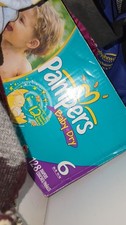 Vintage 2009 Pampers Baby Dry Size 6 Disposable Diapers, 128 Count Unopened