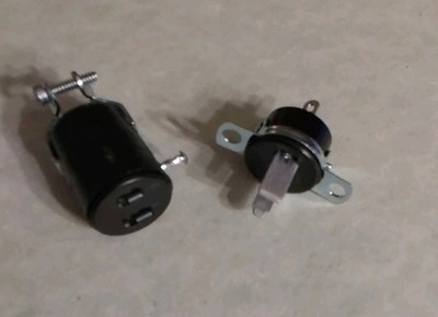 2 POSITION FEMALE CABLE  MOUNT & 2 POSITION MALE CHASIS MOUNT  CINCH CONNECTORS