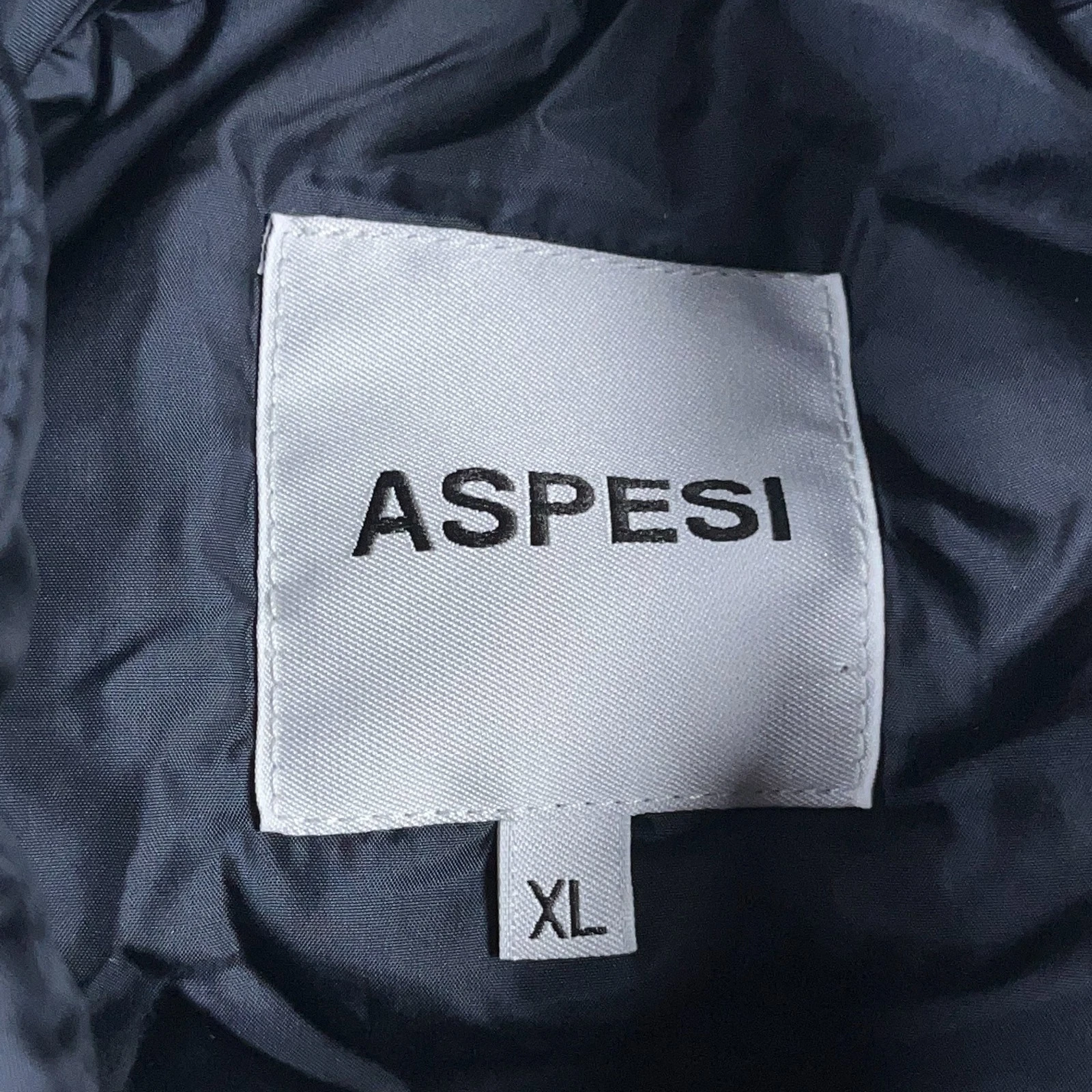 Aspesi Vest Mens XL Jil Nylon Puffer Lightweight Water Repellant Full Zip image 2