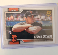 2026 Topps Series 1 Carson Seymour #112 Rookie San Francisco Giants Baseball