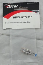 Hitec 72Mhz FM Dual Conversion Receiver Crystal Channel 47 HRC6677247 72.730Mhz