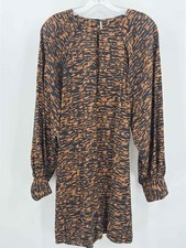 Pre-Owned Banana Republic Brown Size Small Knee Length Long Sleeve Dress