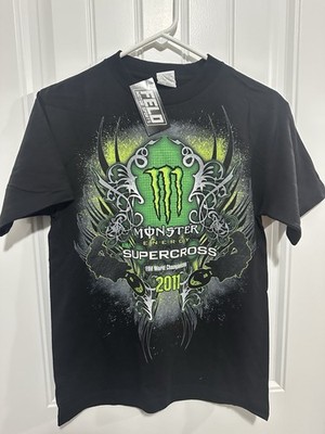 Monster Energy AMA Supercross small Shirt FIM World Championship Finals 2011 NOS