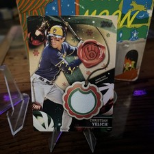 2024 Topps Holiday - Relics Christian Yelich #RC-CY (MEM)