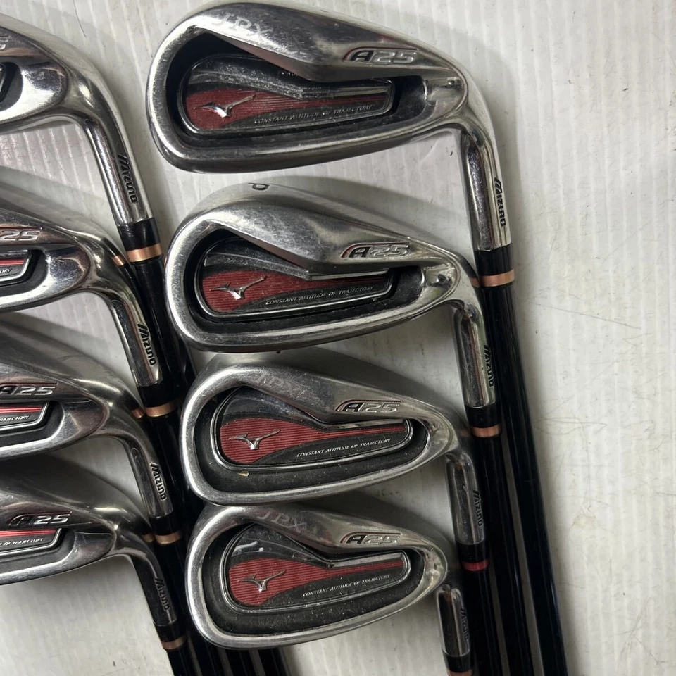 Mizuno JPX A25 Iron Set 8pcs 5-9-PW-AW-SW QUAD Flex R - image 3 of 4