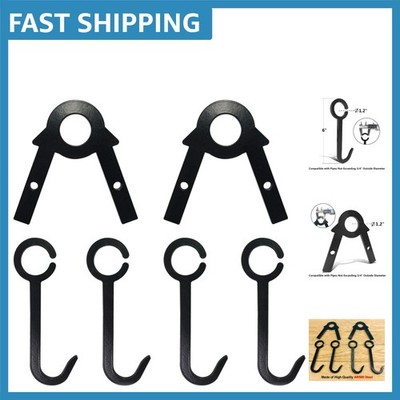 Precision AR500 Steel Target Stand Kit with Brackets & Hooks for Easy Setup