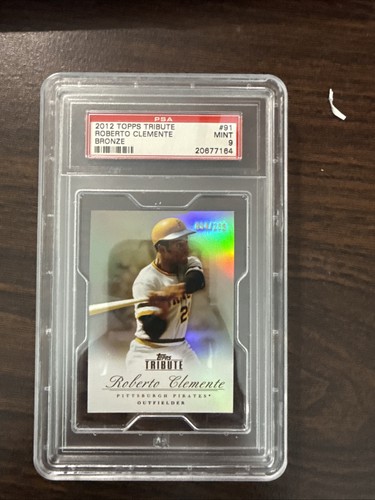2012 Topps Tribute Bronze 94/299 Roberto Clemente #91 HOF PSA 9