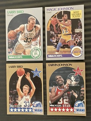 1990-91 NBA Hoops Lot of the 20 Most Valuable Cards in Set, Straight from  Pack