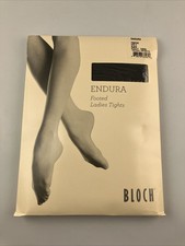 BLOCH Women's Endura Footed Ladies Dance Tights Black T0920L Size E