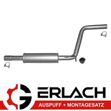 Mittelschalldämpfer für VW Caddy, Caddy Alltrack IV 1.2 TSI Auspuff 9956