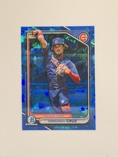 2024 Bowman Chrome Sapphire Fernando Cruz Image Variations #BCP-197 Chicago Cubs