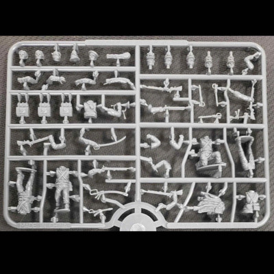 Wargames Atlantic 28mm British Napoleonic Riflemen 4 Modelle 1 Anguss
