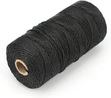 jijAcraft 426 Feet Black Nylon String, #36 Braided Mason Nylon Line, 100% Nylon 