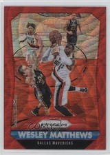2015-16 Panini Prizm Ruby Wave Prizm 235/350 Wesley Matthews #40 0l2