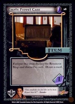Leerer Puppentasche - Pergamon Prophecy - Unlimited - Buffy CCG