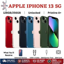 Apple iPhone 13 5G 128GB/256GB Unlocked iOS Smartphone All Colours Pristine A+