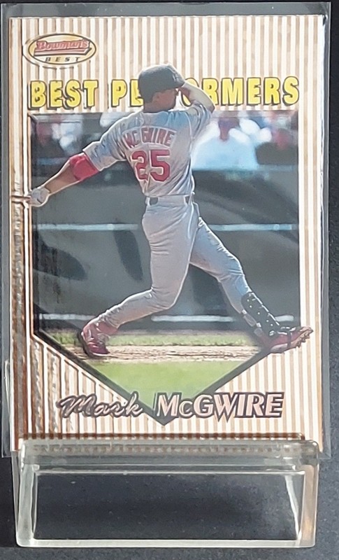 1999 Bowman's Best - Best Performers Mark McGwire #90