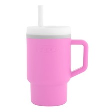 Infantino My 1st Tumbler Silicone Sippy Cup Cotton Candy with Straw  Handle