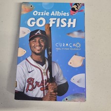 Atlanta Braves Ozzie Albies GO FISH Card Game Curacao Children's Learning 