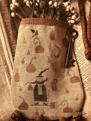  Witch Pumpkin?  Brenda Gervais Country Stitches With Thy Needle CS98 RARE! HTF