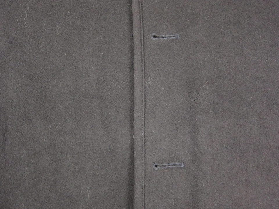 A.P.C. Cape Poncho Adult Medium Black Hooded Wool Alpaca Pea Coat Ladies Mens - Image 4 of 4