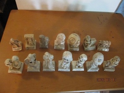 15  PAULA STATUES FIGURINES ASSORTMENT MOSTLY 1970's  GREAT SHAPE.ZOOM IN CLEAN