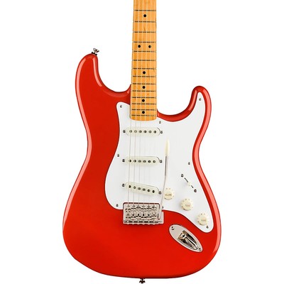 Squier Classic Vibe '50s Stratocaster Maple Fingerboard Guitar Fiesta Red