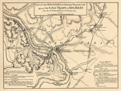 Plan of the Operations of General Washington Against the King's Troops In New Je