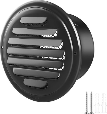 3Inch 304 Stainless Steel Air Vents Cover, Piiyoosnn Louvered Grille Cover Vent