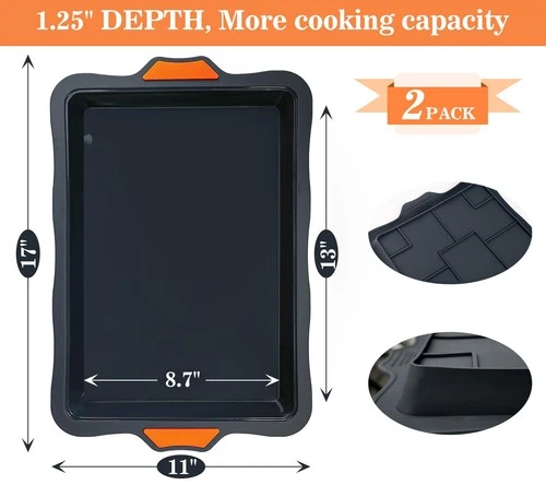 Webake Silicone Sheet Cake Pan - Thumbnail 5