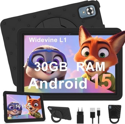 10,1 Zoll Tablet Android 15   8 GB RAM, 64 GB Speicher, WLAN 6