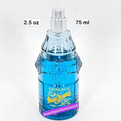 Blue Jeans by Versace - 2.5 oz EDT Spray For Men Same As Picture (Low filled)