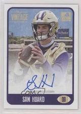 2021 Onyx Vintage College Auto Blue Ink /400 Sam Huard #CASA Auto 02l6