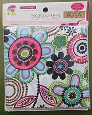 Quilting Fabric Creative Cuts 5" Squares 100% Cotton 32 Pieces 8 Designs Retro