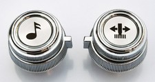 Chrome Radio Knobs 1978 - 1987 Chevrolet Gmc Truck Suburban Blazer Jimmy