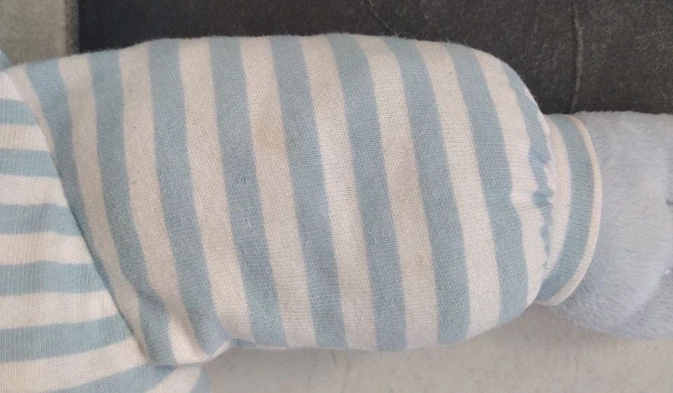 Sleepyhead кролик синий в полоску 15» североамериканский медведь Baby милый плюшевый читать/пятно - Изображение 3 из 4