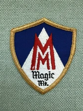 Magic Mountain Vintage Preserved Ski Patch Vermont Resort Souvenir Travel