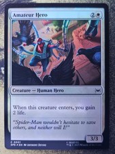 Amateur Hero 1 Marvel's Spider-Man: Eternal-Legal Magic: The Gathering Foil NM