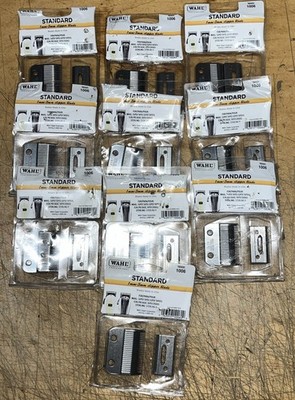 10 Pack! WAHL 2-Hole Clipper Blade 1006 - Standard - 1mm - 3mm, Super Taper