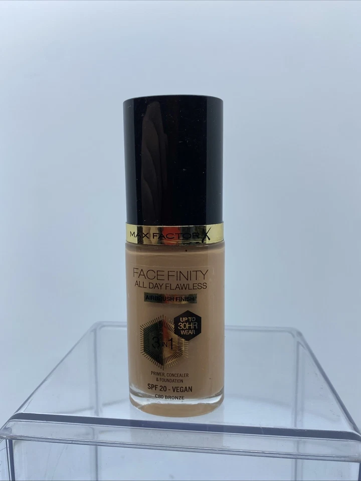 Max Factor Facefinity All Day Flawless Foundation C80 Bronze - Image 2 of 4