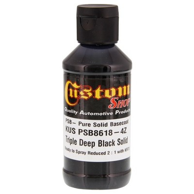 Custom Shop Triple Deep Black Solid Basect PSB - 4 Ounce Ready to Spray