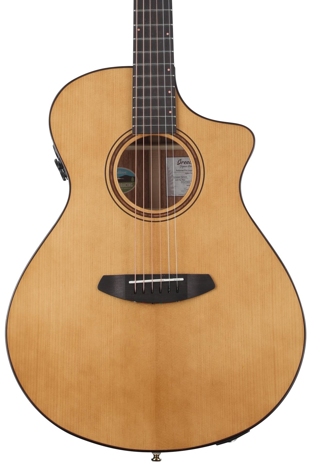 Тоник Breedlove Organic Performer Pro Concert Thinline CE - выдержанный тонер для кожи с замшей