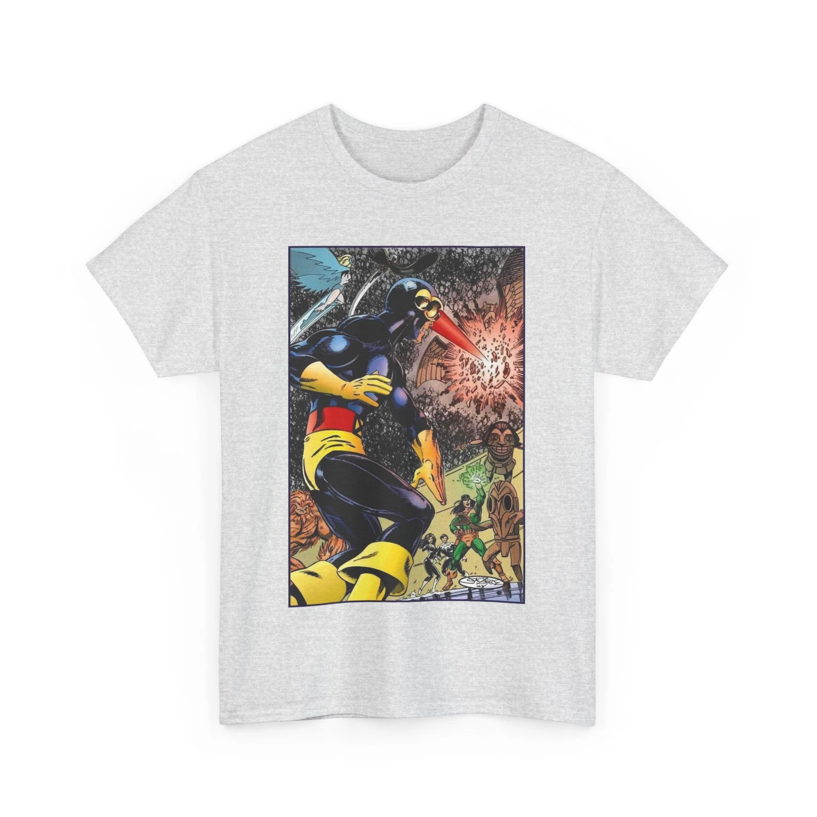 Alpha Flight Vs Cyclops T-Shirt - Marvel Comics - John Byrne Art - Snowbird