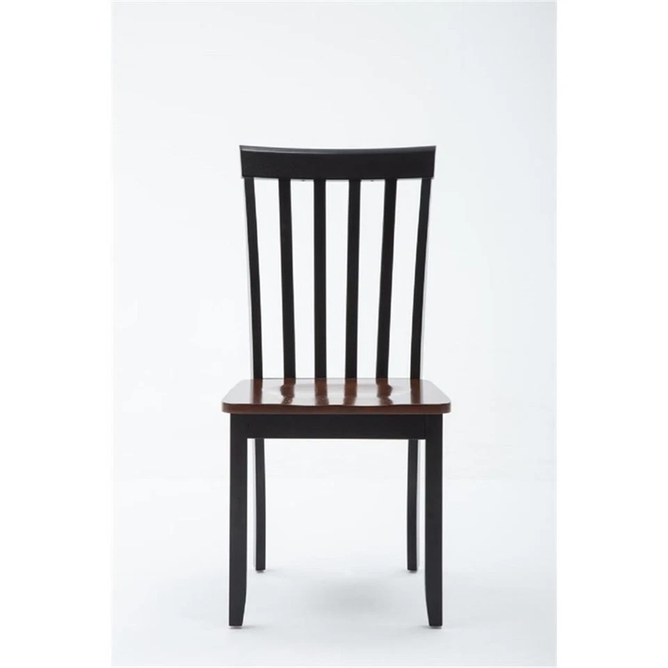 Boraam Bloomington Dining Chair Set of 2 - Black&Cherry - Image 4 of 4