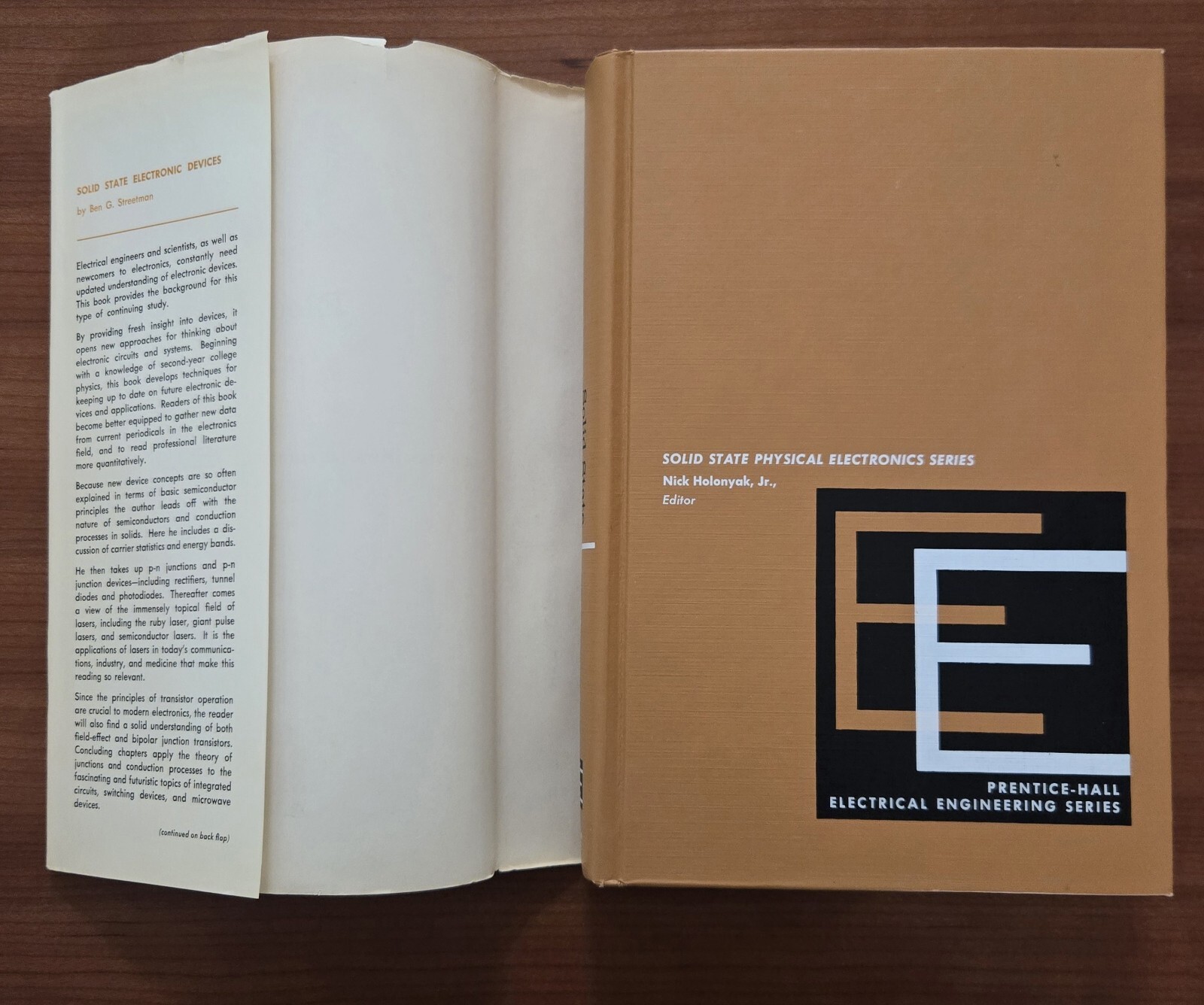 Solid State Electronic Devices First Edition 1972 Ben Streetman - Prentice Hall