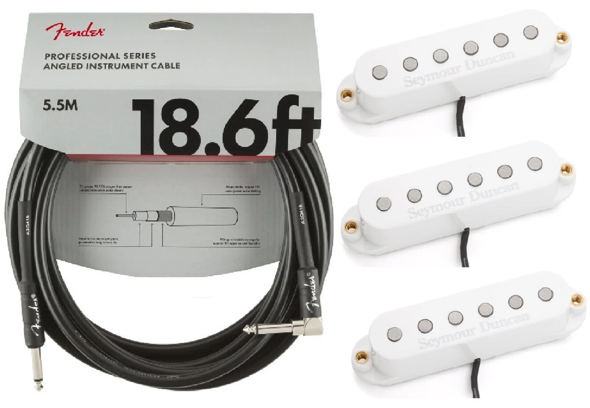 Seymour Duncan Classic Stack Plus STK-S4 White For Strat Pickup Set (FENDER 18')