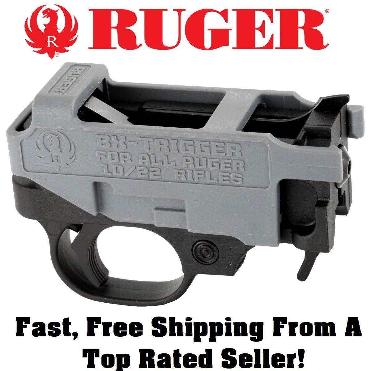 Ruger BX TRIGGER -Drop In Replacement for all 10/22 Rifles & 22 Charger Pistols