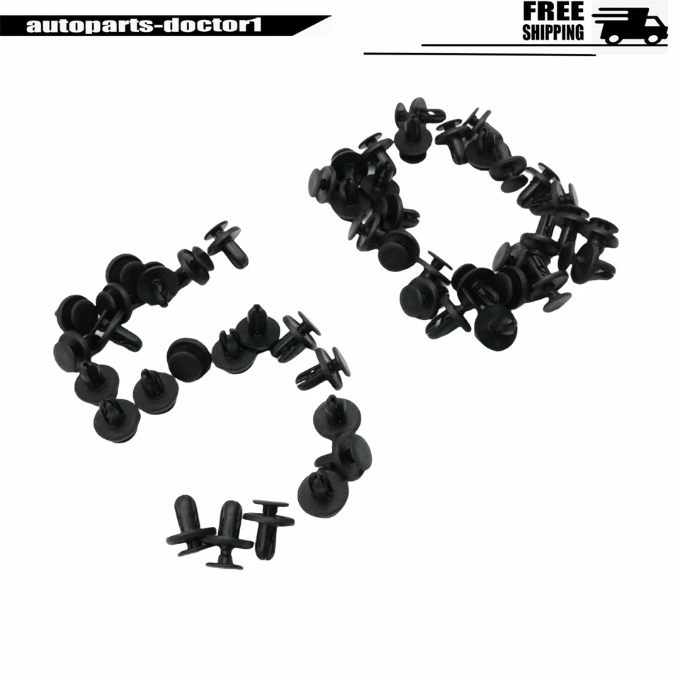 50x Bumper Fender Liner Push Clips for Mitsubishi Eclipse Lancer Mirage Montero Foto 3 de 4