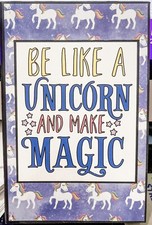 Handmade Mini Scrapbook Album BE A UNICORN         