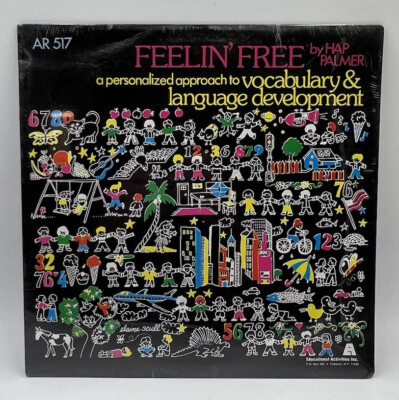 Hap Palmer ''Feelin' Free'' Educational Activities LP 1969 ~ NEW SEALED